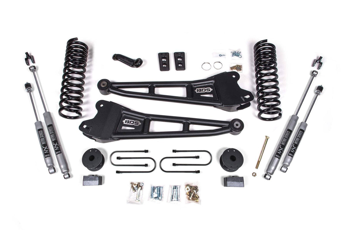 4" RADIUS ARM LIFT KIT 13-18 RAM 3500 DIESEL W/ REAR AIR RIDE