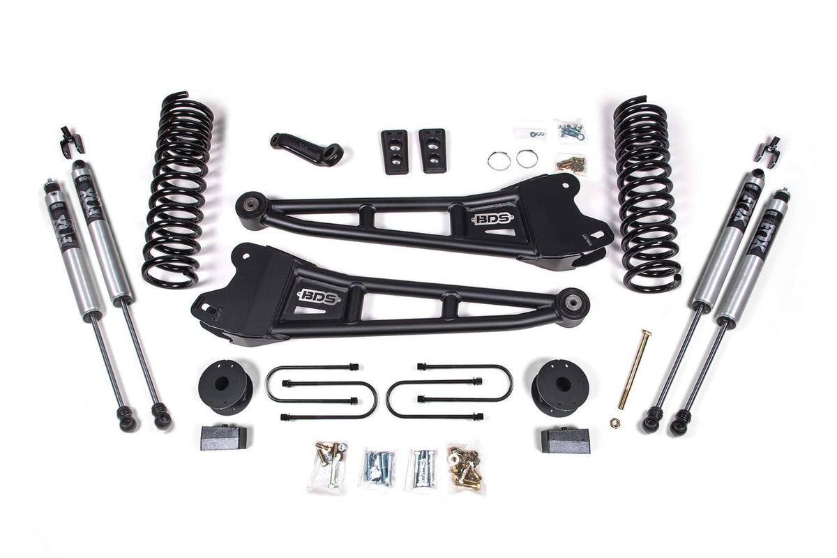 4" RADIUS ARM LIFT KIT 13-18 RAM 3500 GAS W/ REAR AIR RIDE