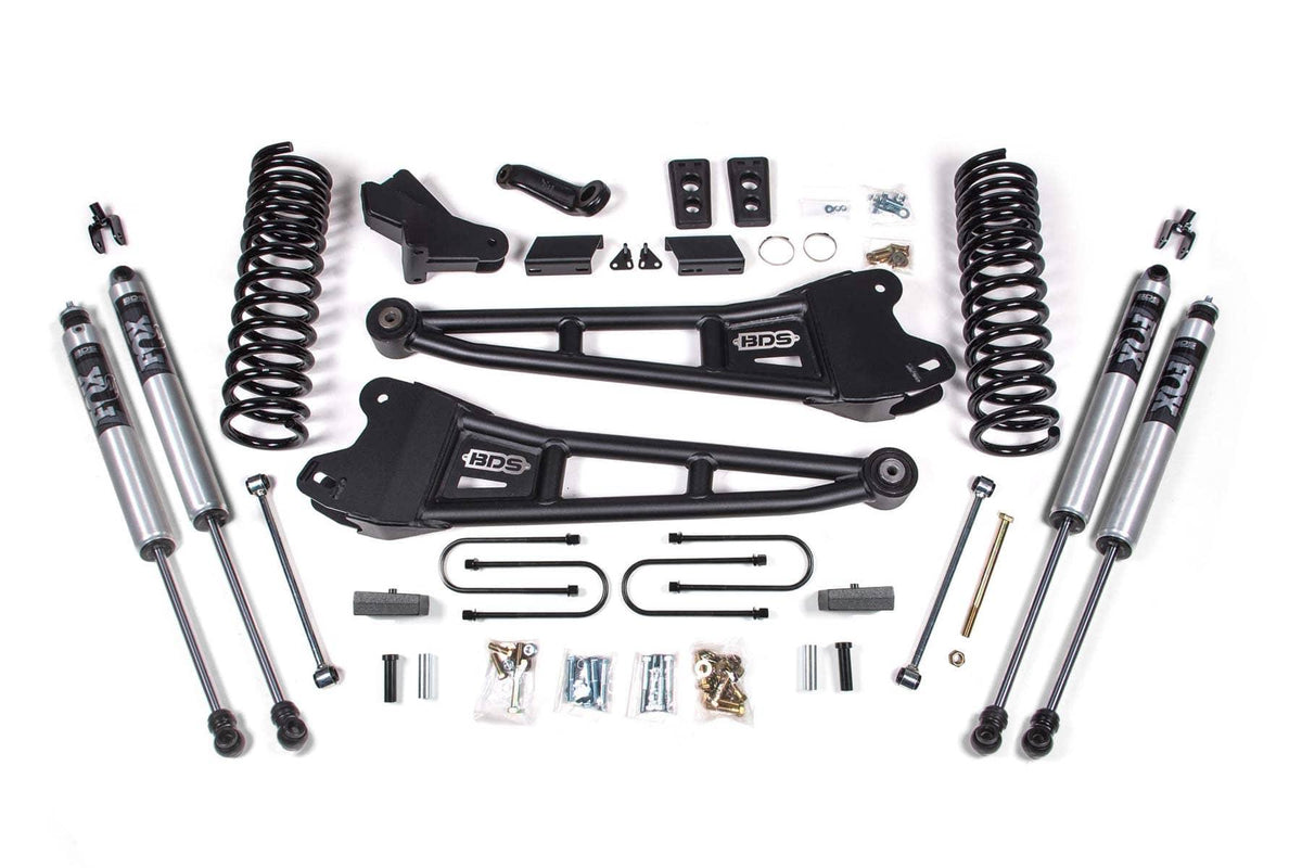 4" RADIUS ARM LIFT KIT W/ FOX 2.0 SHOCKS 13-18 RAM 3500 DIESEL