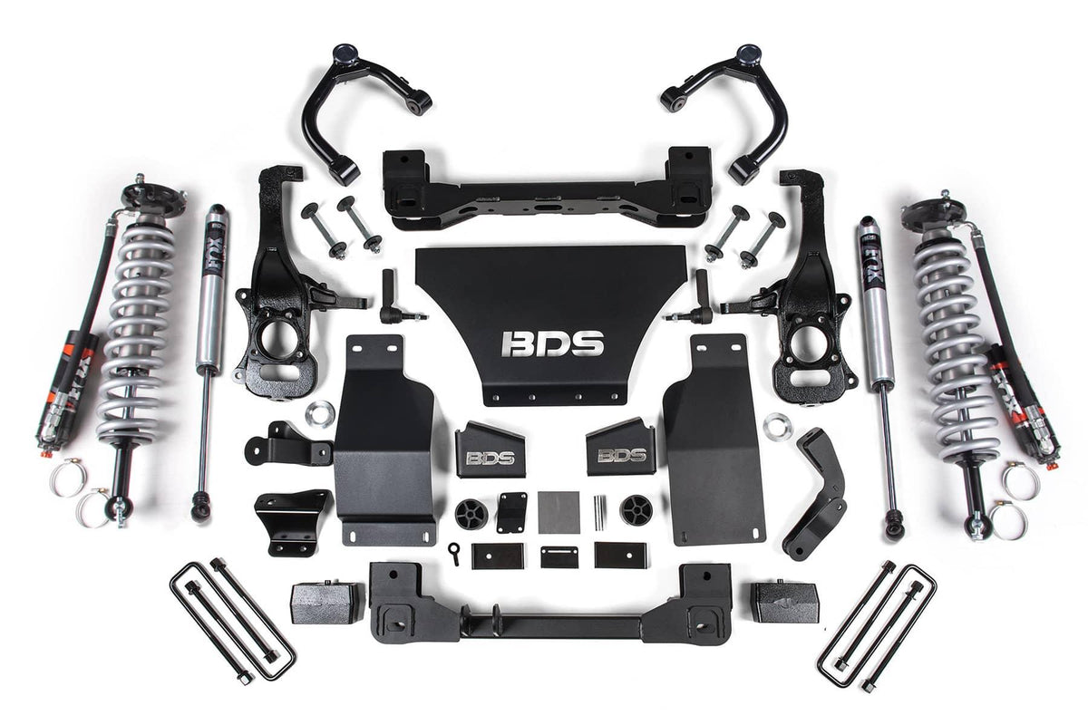 2.5" LIFT KIT W/ FOX 2.5 COIL-OVERS 19-24 GM 1500 TRAILBOSS/AT4 4.3/5.3/6.2L