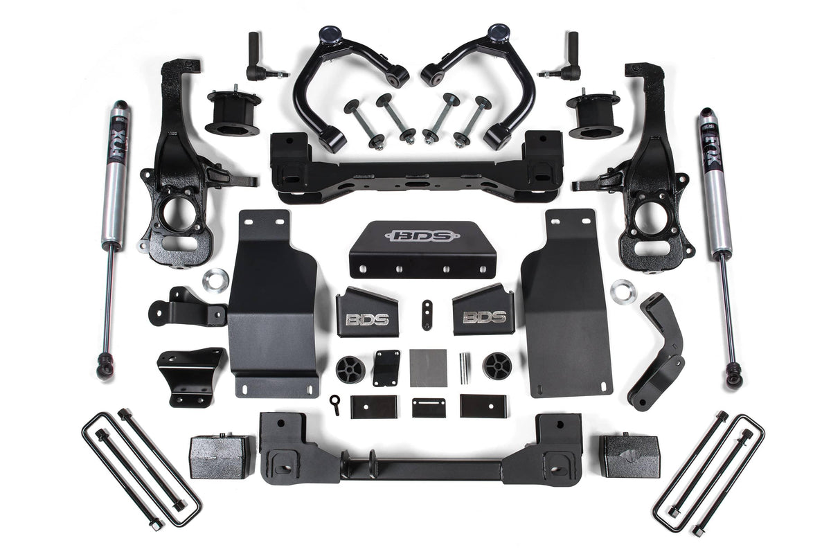 4" LIFT KIT W/ FOX 2.0 SHOCKS 19-26 GM 1500 TRAILBOSS/AT4 2.7/3.0L