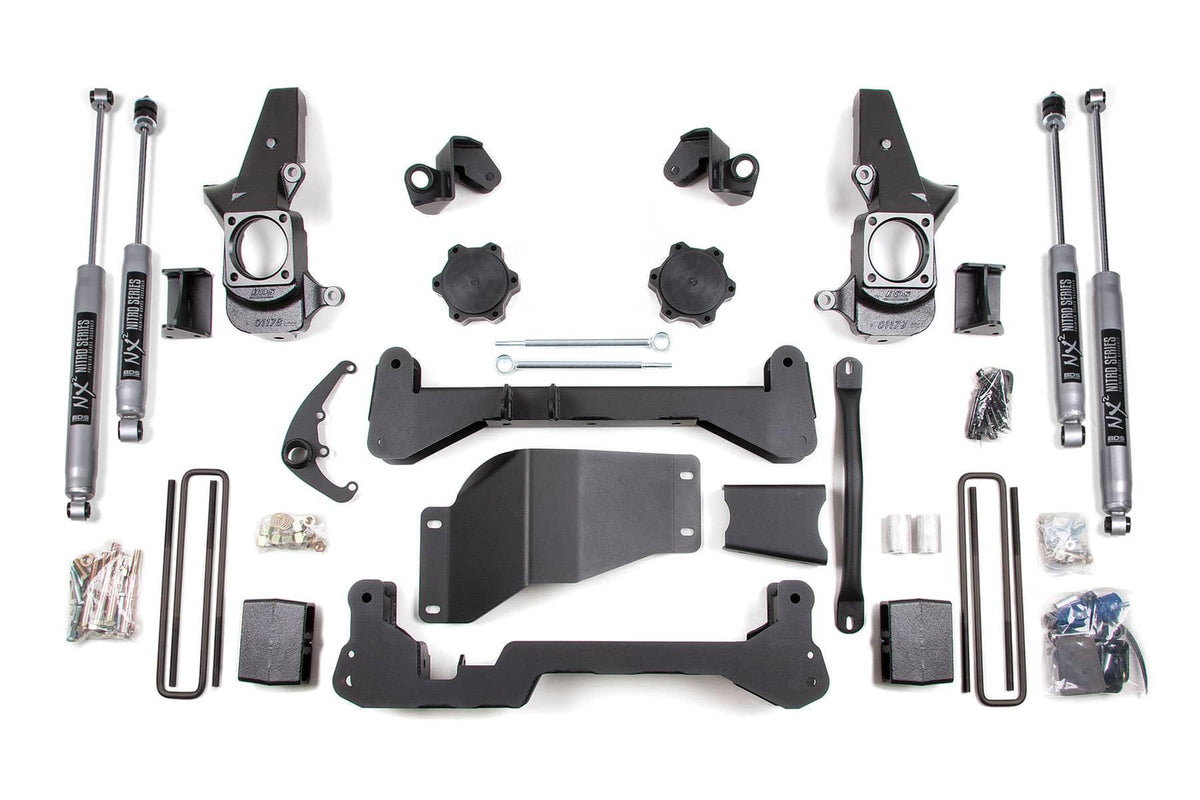 4.5" LIFT KIT 01-10 GM 2500HD/3500HD SRW W/ NARROW TRACK KNUCKLE