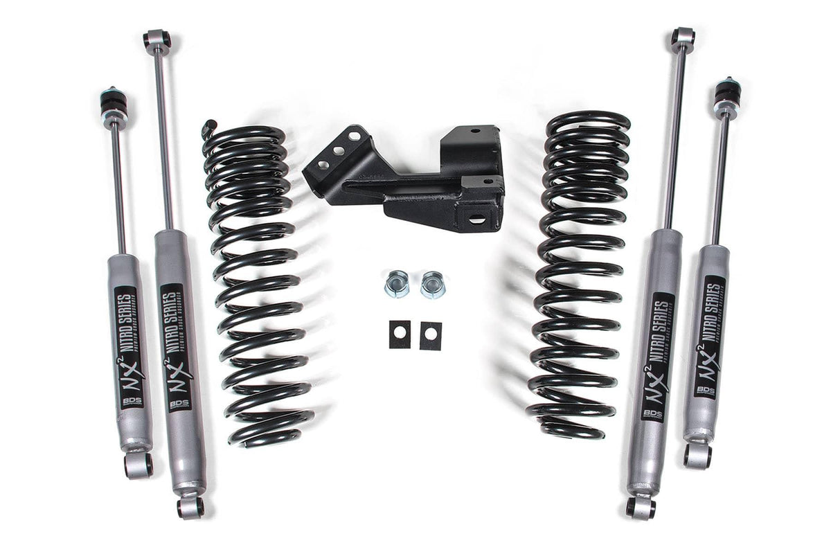 1-2" LEVELING KIT W/ NX2 SHOCKS 17-26 S/DUTY