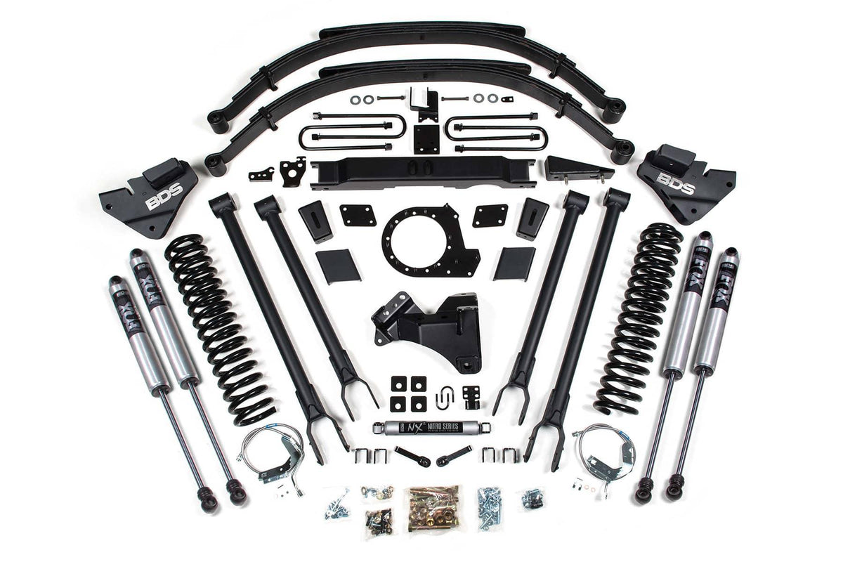 9" 4-LINK LIFT KIT W/ FOX 2.0 SHOCKS 20-22 S/DUTY 4WD DIESEL