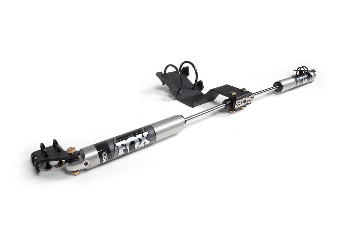 DUAL STEERING STABILIZER KIT W/ FOX 2.0 SHOCKS FOR 0-2" LIFT 05-26 S/DUTY