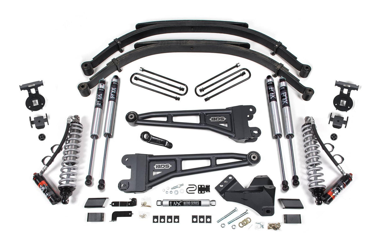 5" LIFT KIT W/ LEAF SPRINGS & FOX 2.5 COIL-OVERS 23-26 S/DUTY DIESEL