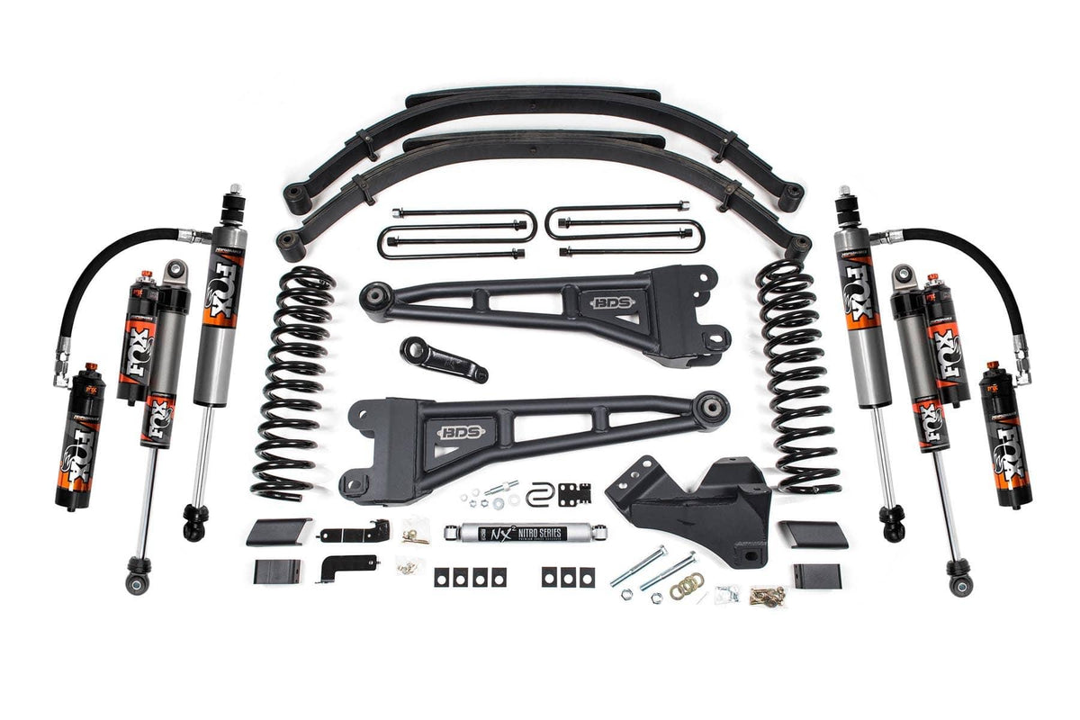5" LIFT KIT W/ LEAF SPRINGS AND FOX 2.5 SHOCKS 23-26 S/DUTY DIESEL 4WD