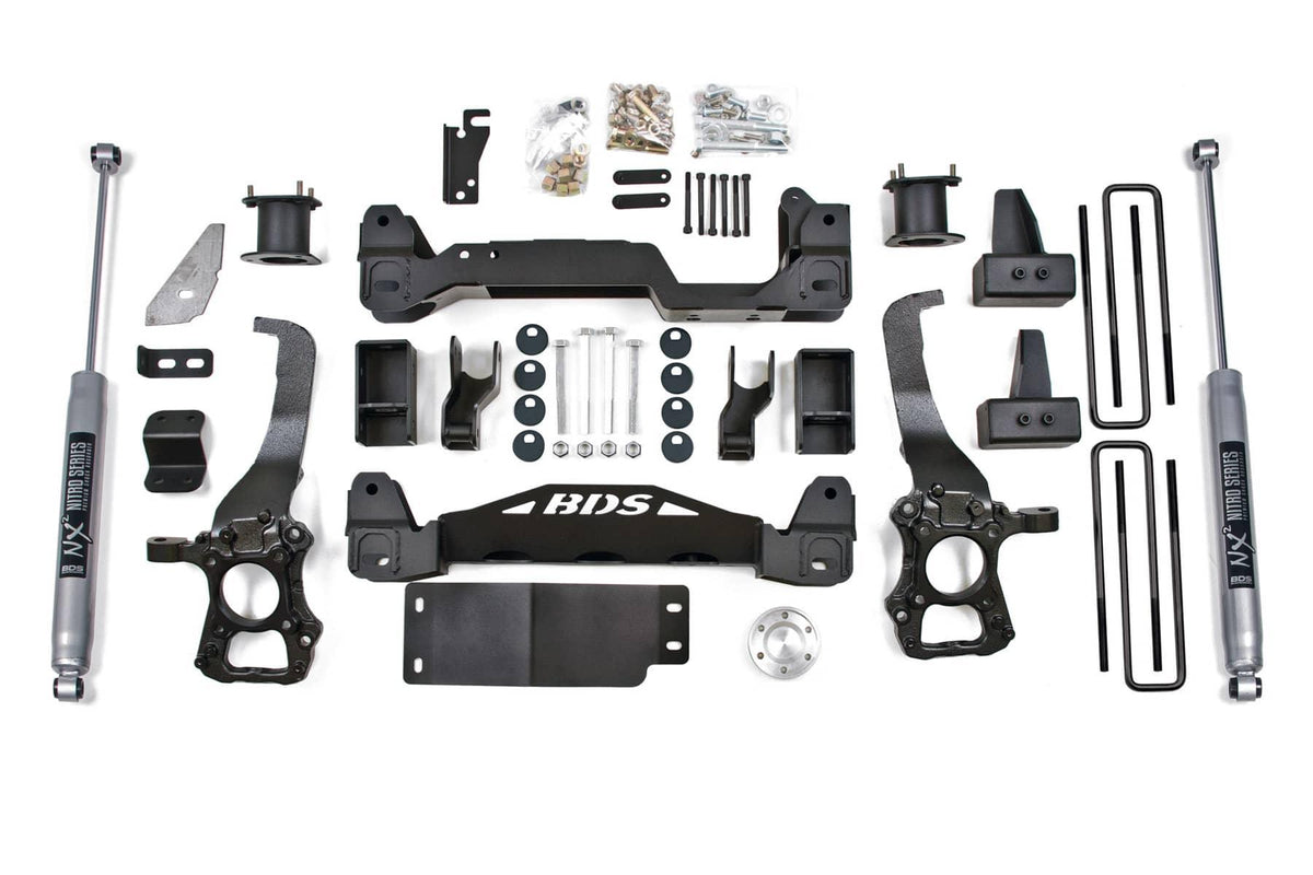 6" LIFT KIT W/ NX2 SHOCKS & 4" REAR LIFT 09-13 F-150 4WD