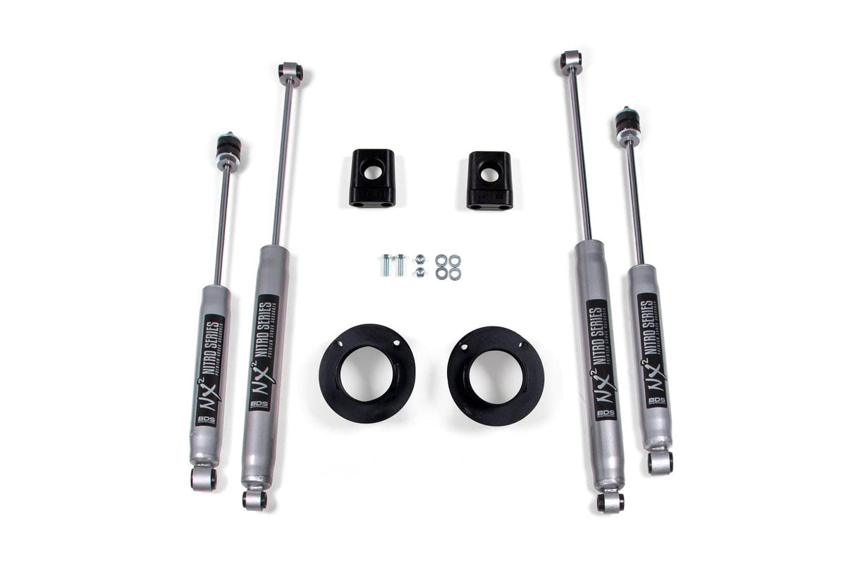 2" FRONT LEVELING KIT W/ NX2 SHOCKS 13-26 RAM 3500 4WD