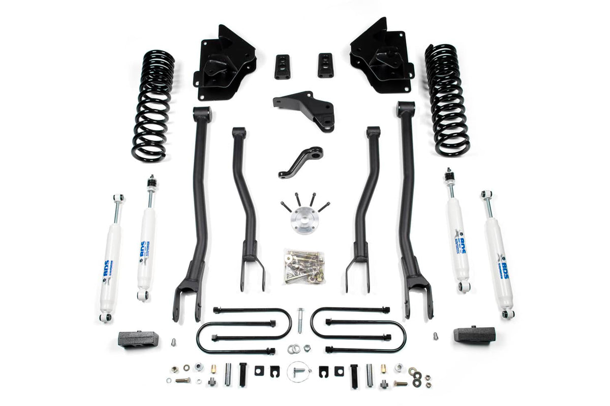 4-LINK 4" LIFT KIT W/ NX2 SHOCKS 13-18 RAM 3500 DIESEL