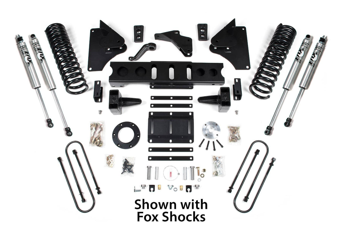 6" LIFT KIT W/ FOX 2.0 SHOCKS 13-18 RAM 3500 DIESEL W/ 6-BOLT T-CASE