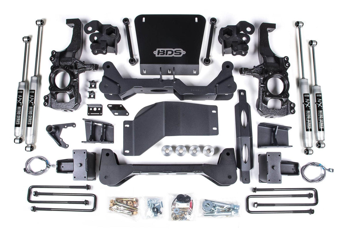 6.5" LIFT KIT W/ FOX 2.0 SHOCKS 20-26 GM HD W/O OVERLOADS (EXC AT4X/ZR2)