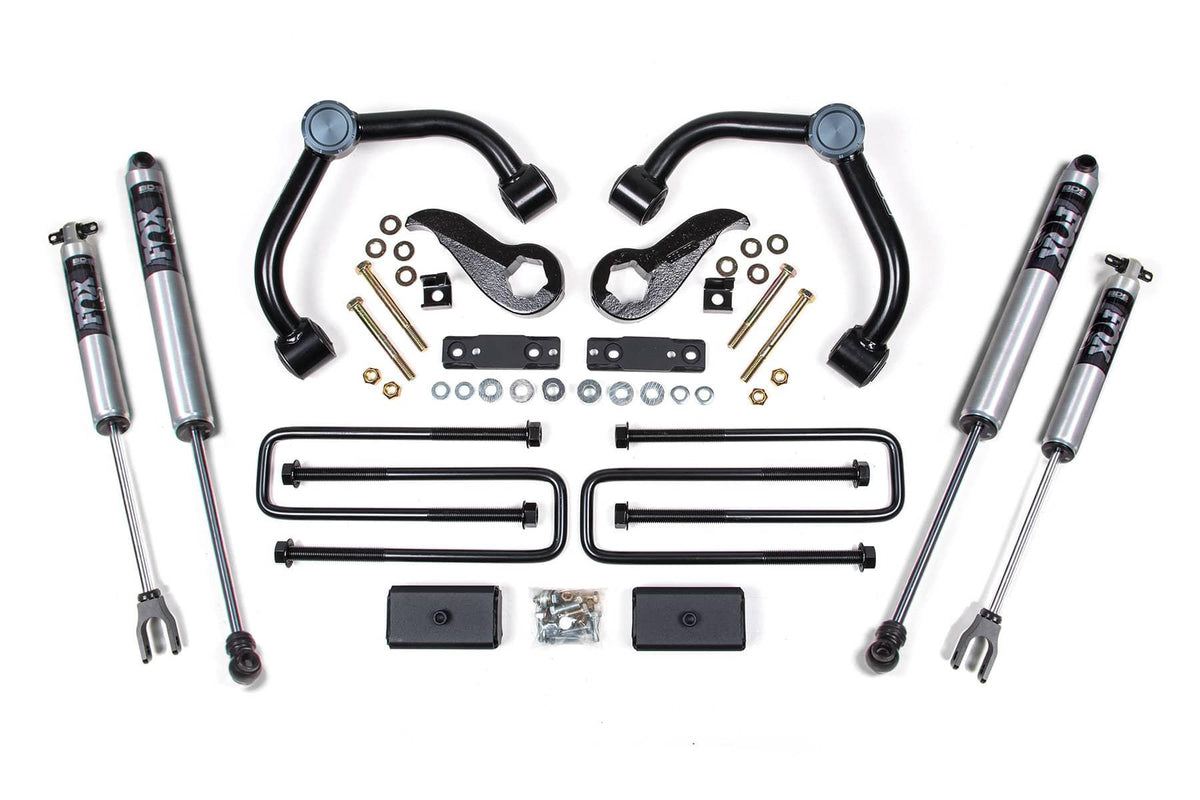 3" LIFT KIT WITH FOX 2.0 SHOCKS 20-26 GM HD W/O OVERLOADS (EXC AT4X/ZR2)