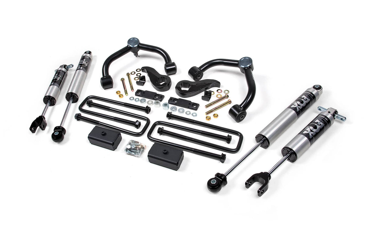 3" LIFT KIT W/FOX 2.5 HTO SHOCKS 20-26 GM HD W/OVERLOADS (EXC AT4X/ZR2)