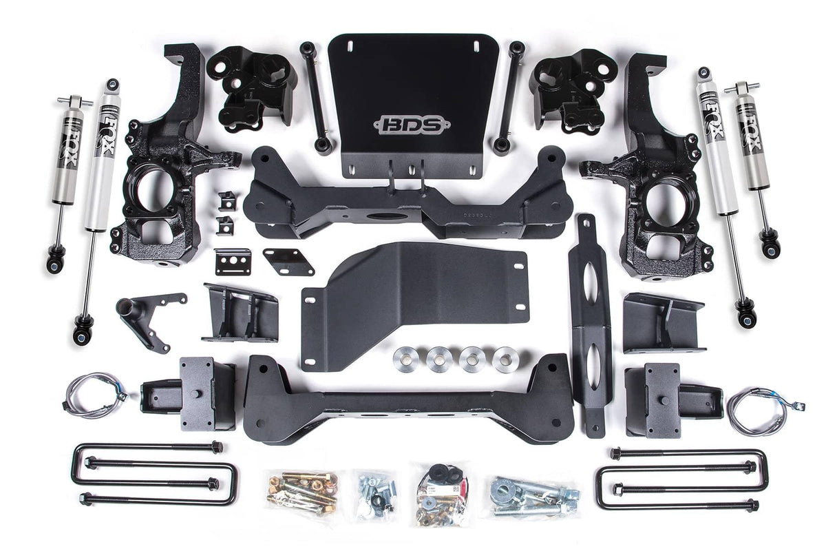 5" LIFT KIT W/ FOX 2.5 HTO SHOCKS 20-26 GM HD W/ OVERLOADS