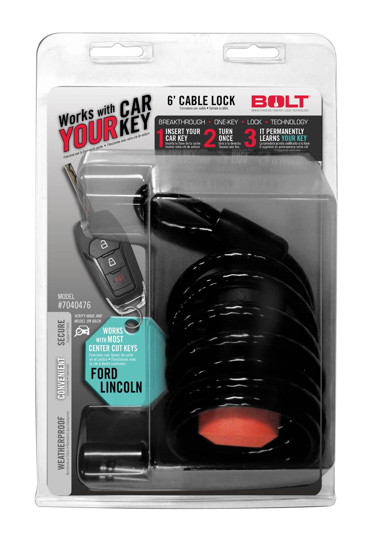 6' CABLE LOCK 21-23 F150