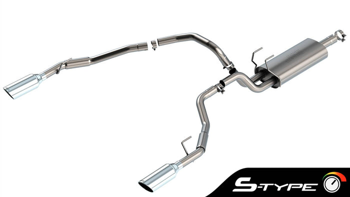 S-TYPE 3" CAT-BACK EXHAUST 2.5" OUTLET  09-18 RAM 1500 5.7L/ 19-24 1500 CLASSIC