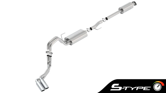 S-TYPE 3" CAT-BACK EXHAUST 15-20 F150 EXT/CREW GAS