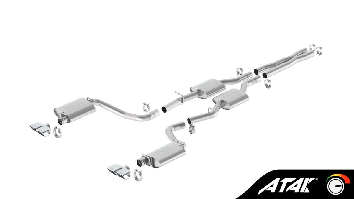 ATAK 2.5" CAT-BACK EXHAUST 15-23 CHALLENGER R/T 5.7L