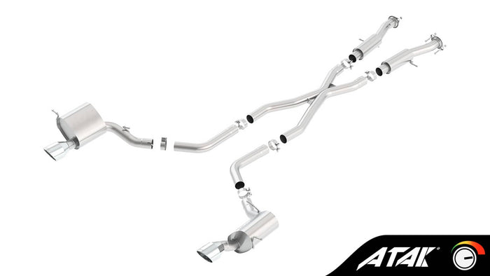 ATAK 2.75" CAT-BACK EXHAUST 15-23 G.CHEROKEE SRT 6.4L
