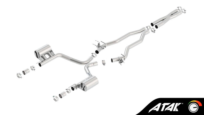 ATAK 2.75" EXHAUST SYSTEM 15-23 CHALLENGER SRT 392/392 HEMI/SCAT PACK 6.4L