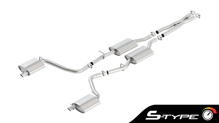 S-TYPE 2.25" CAT-BACK EXHAUST 15-23 CHALLENGER SXT/GL 3.6L