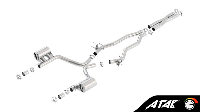 ATAK 2.75" CAT-BACK EXHAUST 15-23 CHALLENGER SRT/392 HEMI/SCAT PACK 392 6.4L