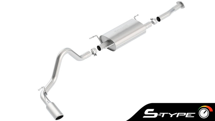 S-TYPE 2.5" CAT-BACK EXHAUST 16-23 TACOMA EXT/DOUBLE CAB 3.5L
