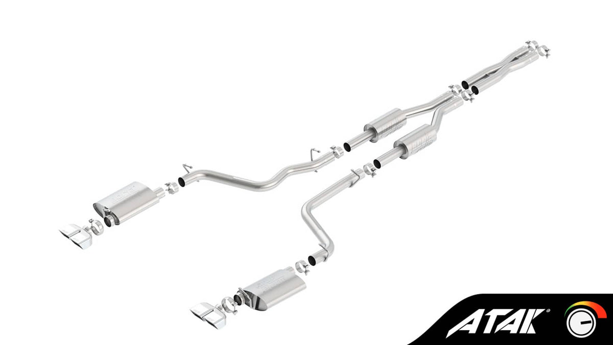 ATAK 2.5" CAT-BACK EXHAUST 09-14 CHALLENGER R/T 5.7L