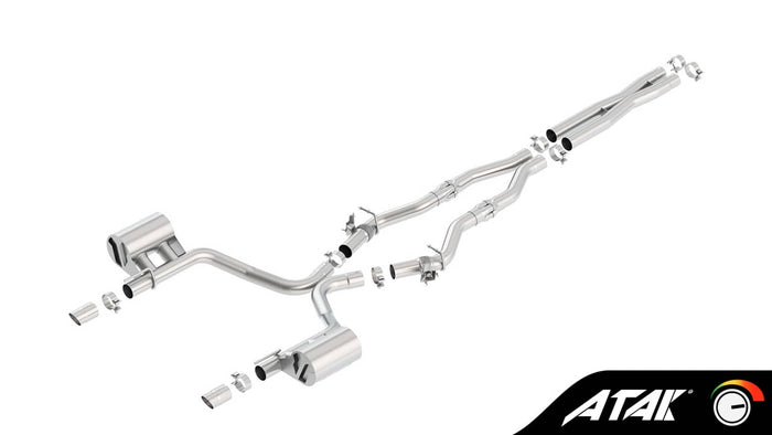 ATAK 2.75" CAT-BACK EXHAUST W/ MDS VALVES 17-23 CHARGER R/T 5.7L