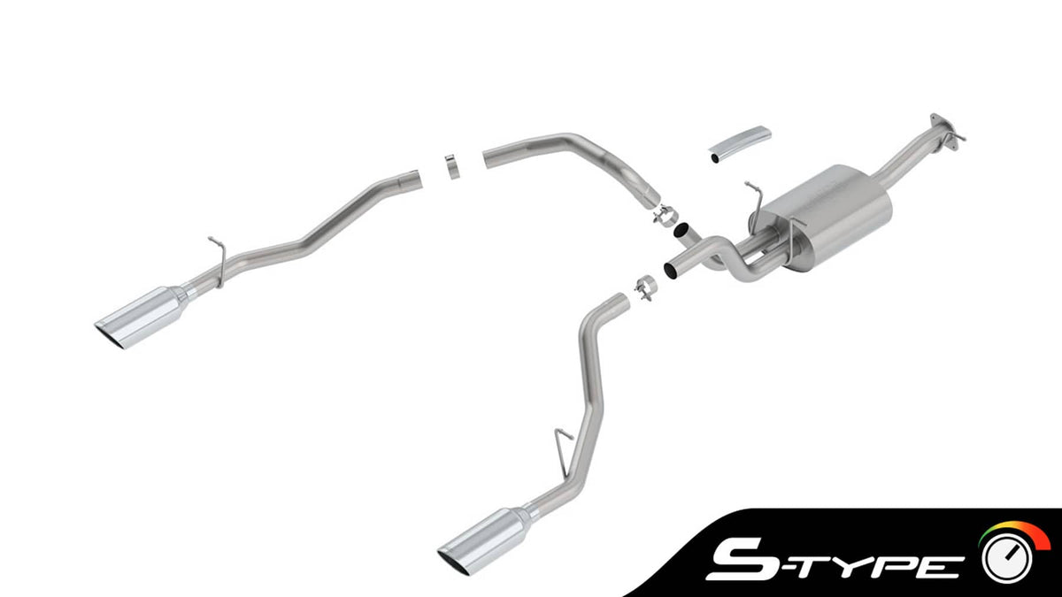 S-TYPE 3" CAT-BACK EXHAUST 19-24 & 2026 RAM 1500 5.7L QUAD/CREW
