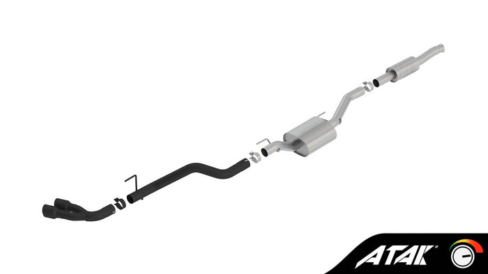 ATAK 2.75" CAT-BACK EXHAUST 20-26 GLADIATOR 3.6L