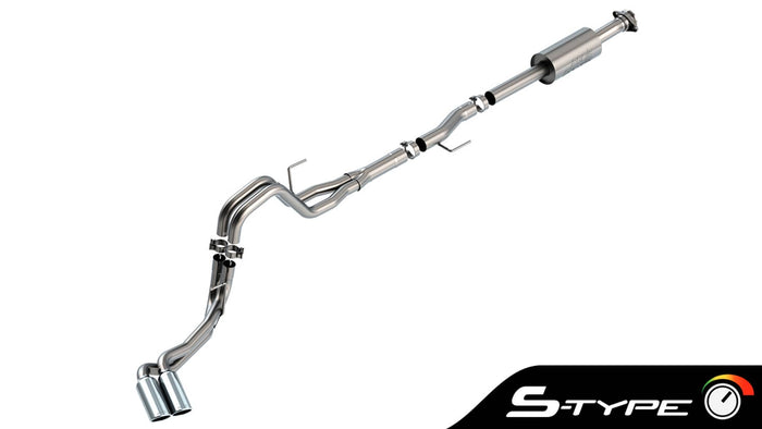 S-TYPE 3" CAT-BACK EXHAUST 21-26 F150 2.7L/3.5L