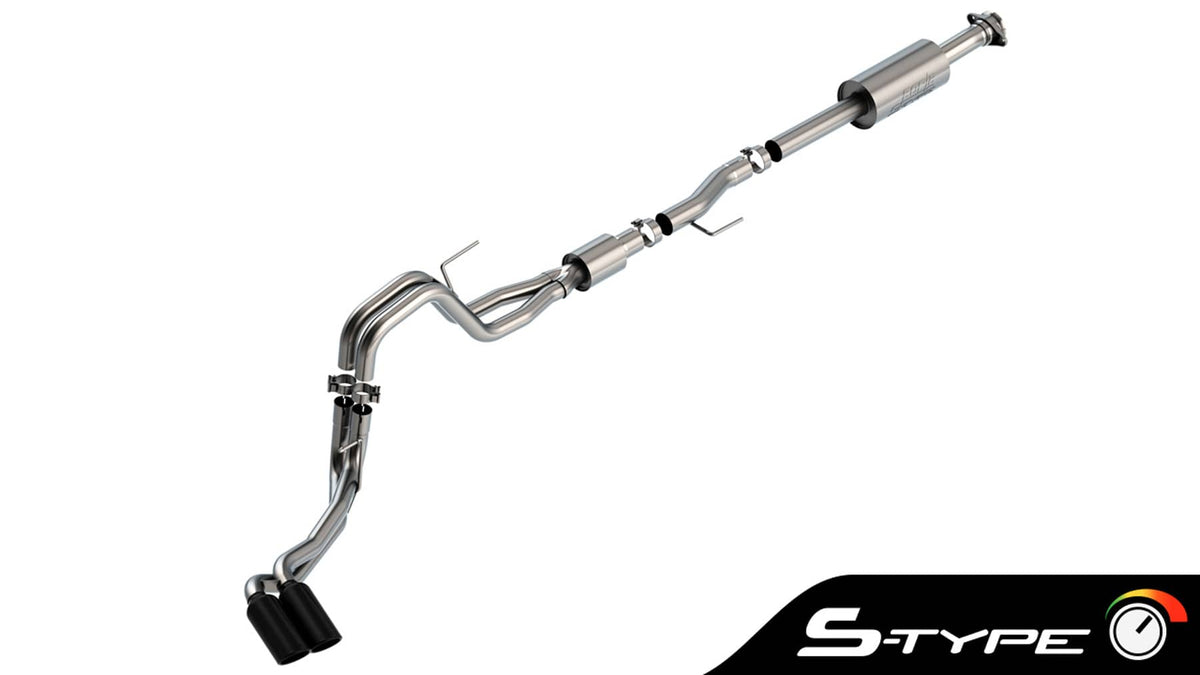 S-TYPE 3" CAT-BACK EXHAUST 21-26 F150 5.0L