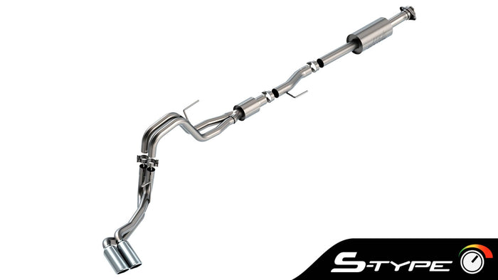 S-TYPE 3" CAT-BACK EXHAUST 21-26 F150 5.0L