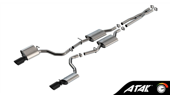ATAK 2.25" CAT-BACK EXHAUST 19-23 CHARGER GT 3.6L