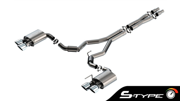 S-TYPE 3" CAT-BACK EXHAUST 24-26 MUSTANG DARK HORSE 5.0L