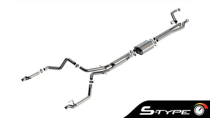 S-TYPE 2.5" CAT-BACK EXHAUST 24-26 GM 1500 6.2L (EXC ZR2 & AT4X)