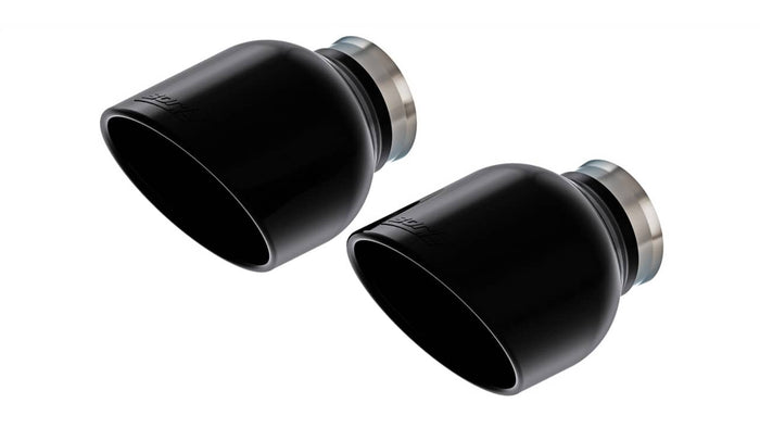 5" ROUND BLACK CHROME EXHAUST TIP 15-23 CHARGER