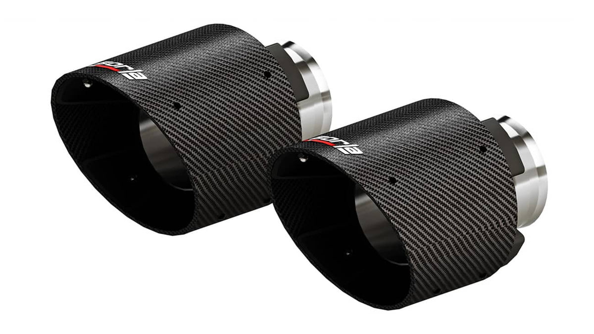 5" ROUND CARBON FIBER EXHAUST TIP 15-23 CHARGER