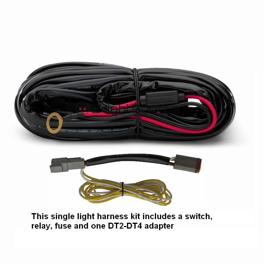 30A WIRING HARNESS FOR SINGLE LAMP WITH POSITION LIGHT