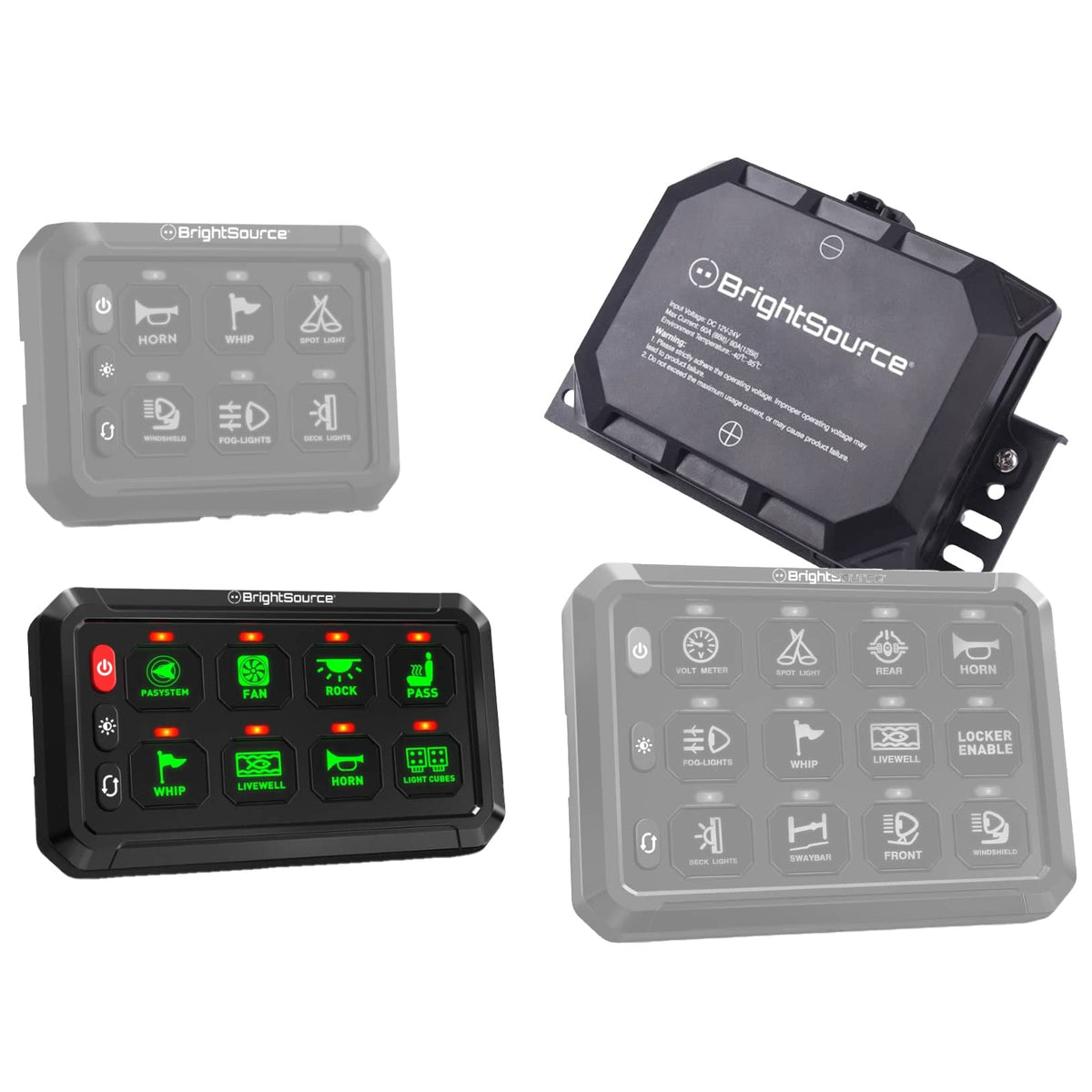 8 GANG MULTIFUNCTIONAL SWITCH KIT