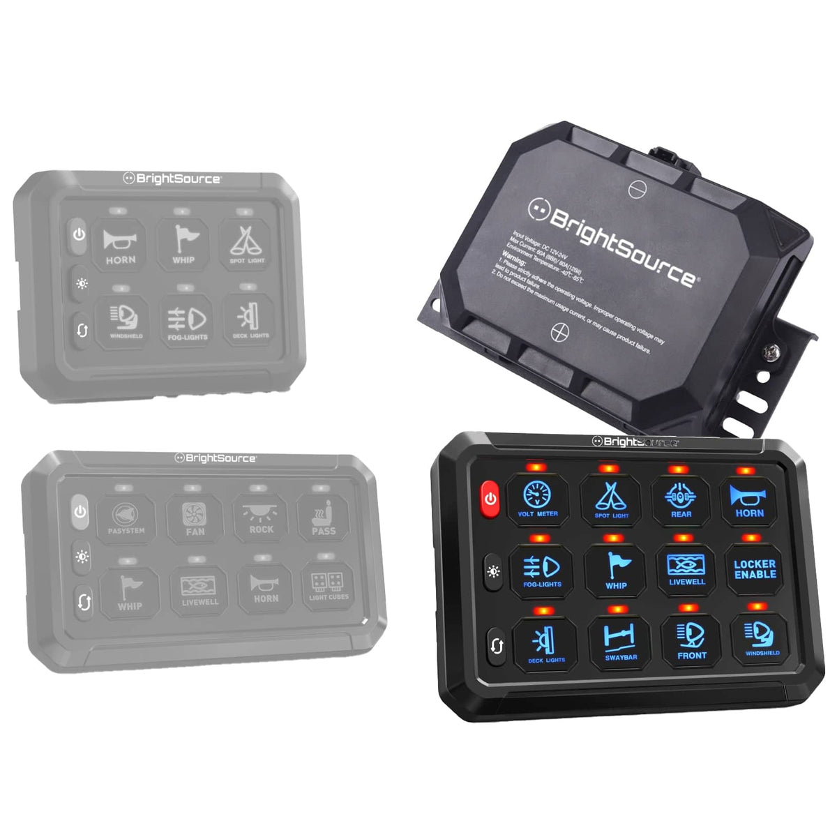 12 GANG MULTIFUNCTIONAL SWITCH KIT
