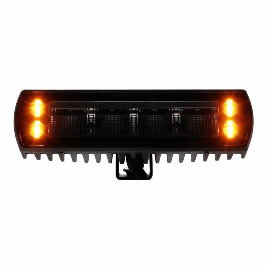 7" FLOOD LIGHT W/ AMBER STROBE