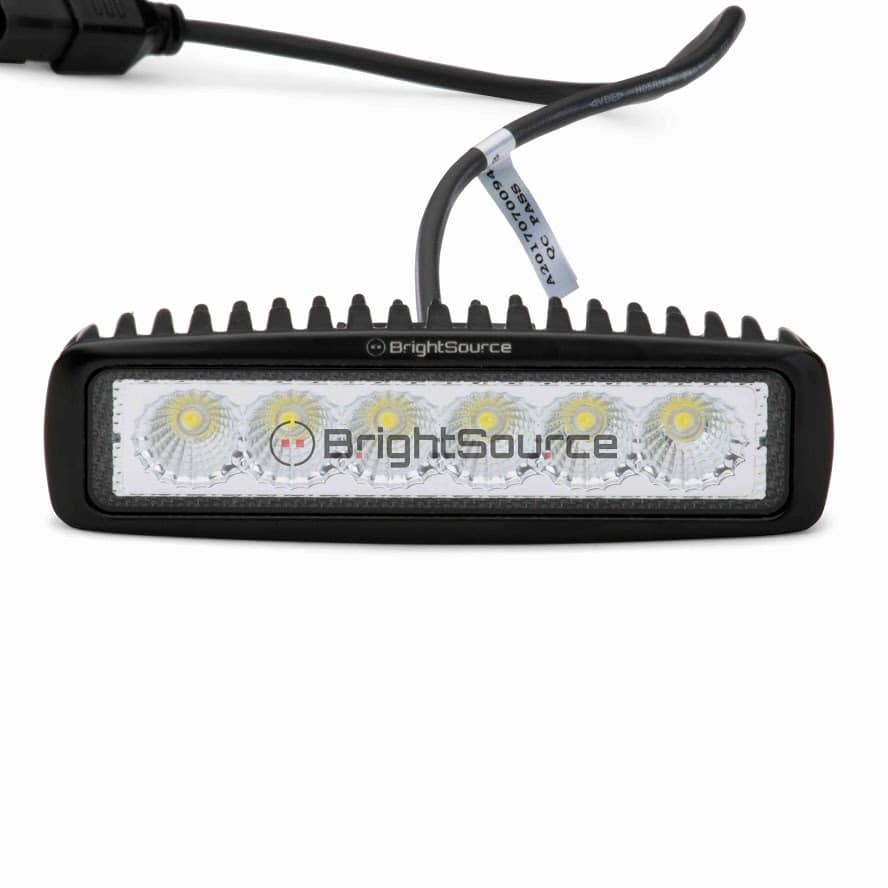 6 X 1.75IN RECTANGULAR WORK LIGHT FLOOD PATTERN