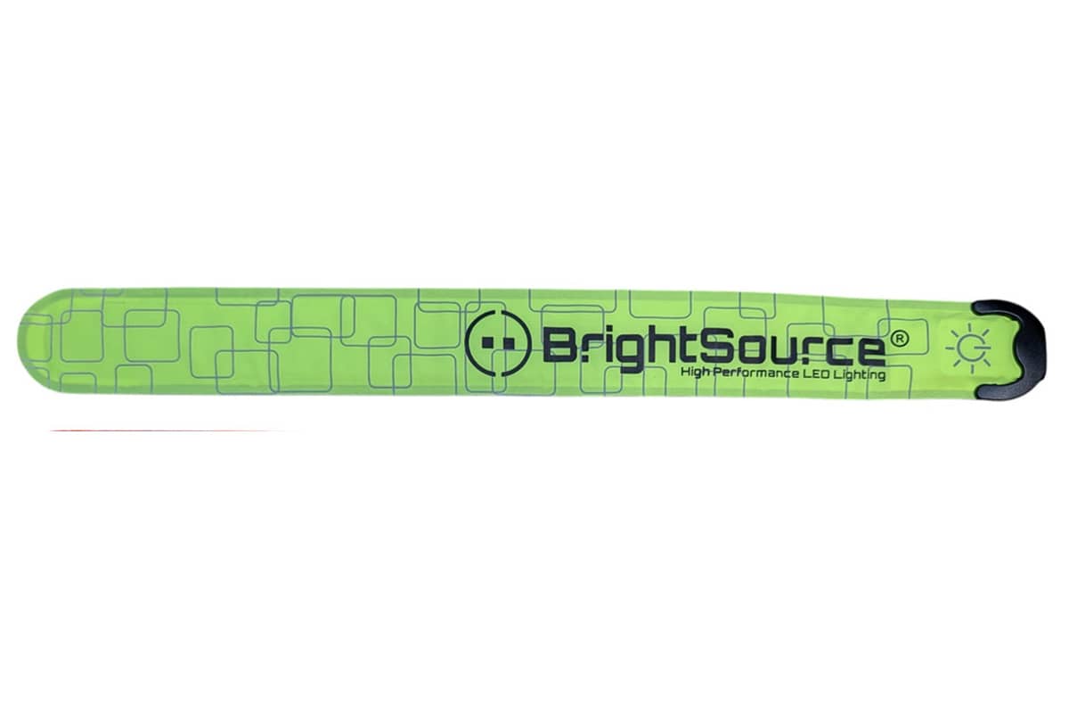 GREEN HIGH VISIBILITY LED SLAP BAND