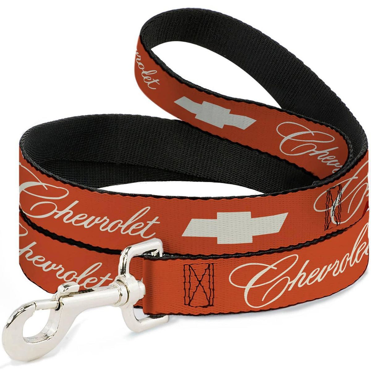 1" DOG LEASH CHEVROLET SCRIPT AND BOWTIE 1"x6"