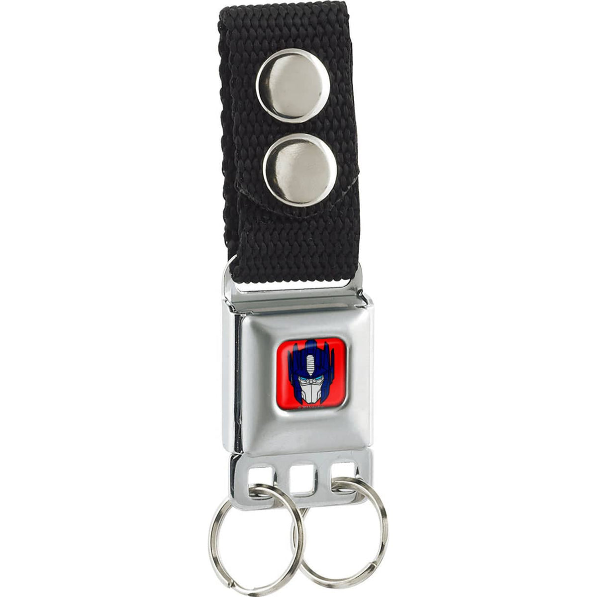KEYCHAIN - TRANSFORMERS OPTIMUS PRIME FACE FULL COLOR RED