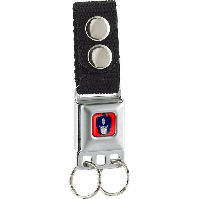 KEYCHAIN - TRANSFORMERS OPTIMUS PRIME FACE FULL COLOR RED
