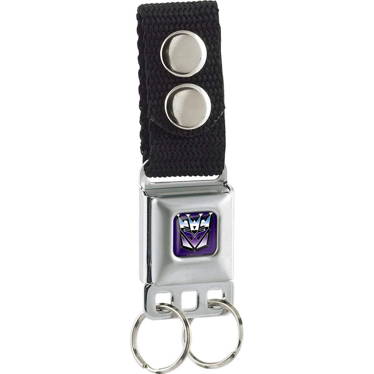 KEYCHAIN - TRANSFORMERS DECEPTICONS LOGO FULL COLOR PURPLE